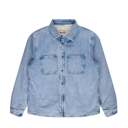 Stüssy Sherpa Lined Denim Shirt Jacket UNISEX