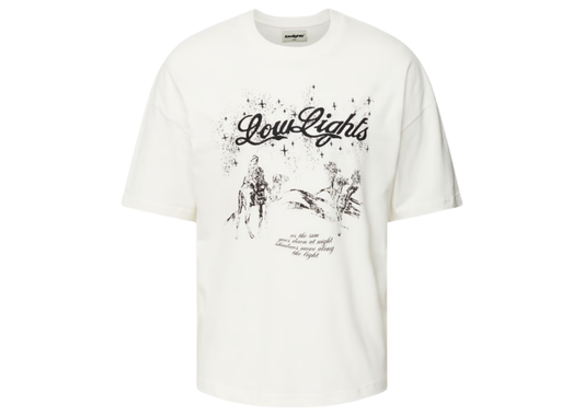 Low Light Studios White Motif T-shirt