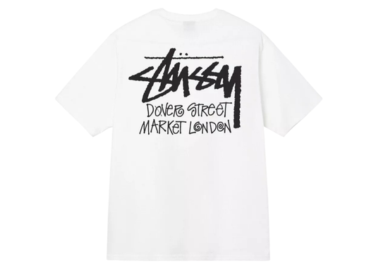 Stussy x Dover Street Market London T-Shirt - Beyaz