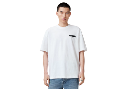 AllSaints Oversized Logo White T-Shirt